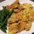 nyaoppi's cooksnap of when they made 実家の味☆かんたん豚コマでカレー焼き.