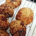 クックPNCSLU☆'s cooksnap of when they made HMと余りごはんで＊もちもちゴマ団子☆.