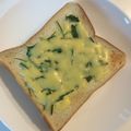 Tomotabi's cooksnap of when they made イタリアンパセリの茎で♡チーズトースト.