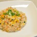 momosukekan's cooksnap of when they made 簡単で美味しい！鮭フレークのチャーハン♪.