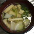 らんち☆'s cooksnap of when they made かぶらと揚げさんの味噌汁.