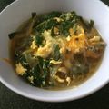 あみぴんく's cooksnap of when they made ＊満腹＊ニラ玉春雨スープ♪.