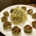 ☆糖質減らしてます☆'s cooksnap of when they made 冷凍保存可ふっくら旨い餃子味のニラ肉団子.