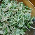 みほほ☆'s cooksnap of when they made ごぼうと水菜のシャキシャキサラダ.