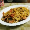 安芸の民's cooksnap of when they made しめじとチキンの和風パスタ.