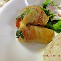 ゆけり３兄弟's cooksnap of when they made お弁当に♪♪チーズと梅の豚肉まき.
