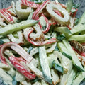 ☆りくはるママ☆'s cooksnap of when they made ちくわとキュウリとハムのマヨネーズあえ。.