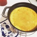 zaohezi's cooksnap of when they made ストウブ　プリン♪いちごデコ.