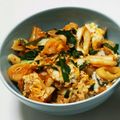 亜矢佳's cooksnap of when they made 簡単！豚肉とキムチのピリ辛卵とじ丼ぶり.