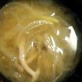 クックZ69KDS☆'s cooksnap of when they made しめじと玉ねぎのお味噌汁☆.