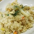 しましまぐるぐる's cooksnap of when they made 簡単！ガリバタ！シーフードピラフ☆.