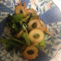 クックZ8J4H4☆'s cooksnap of when they made 小松菜とちくわの中華風炒め物.