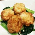 銀座のパパさん's cooksnap of when they made 冷えてもふんわり！はんぺんでエビ団子.
