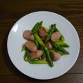 のりたま☆'s cooksnap of when they made お魚ハンバーグとアスパラの塩胡椒炒め.