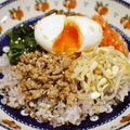 ☆＊Mayu＊☆'s cooksnap of when they made ひき肉でビビンパ♪温玉のっけ♪.