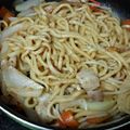 akely's cooksnap of when they made 焼きうどん☆.