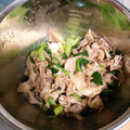 イッケ's cooksnap of when they made ◆糖尿病◆小松菜と豚肉のからしあえ.