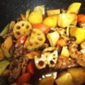 ペコまんま's cooksnap of when they made 鶏唐揚げの甘酢あん・酢豚風.