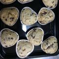 ちひろ社会人's cooksnap of when they made お豆腐チョコバナナマフィン♡.