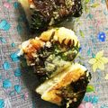 くわいご飯's cooksnap of when they made 山芋の梅肉サンド焼き.