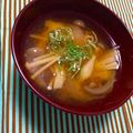 ふたごゆき's cooksnap of when they made とろ〜りポカポカ☆きのこのみそ汁.