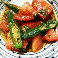 クックU8OHRZ☆'s cooksnap of when they made トマトとオクラのサラダ.