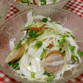 tokotann's cooksnap of when they made 貝割れ大根とウインナーのマリネ風ﾟ。*♡.