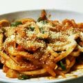 気分のはんペン子's cooksnap of when they made 中学生考案！ナポリタンうどん♡.
