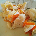 R1NR1N's cooksnap of when they made カリフラワーと人参の卵とじ.