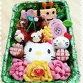 なしﾁｬﾝ♪'s cooksnap of when they made キャラ弁飾り・プチトマトで＊林檎キティ.