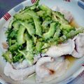 ぶぶくん's cooksnap of when they made ゴーヤのサワー漬け☆豚しゃぶサラダ.