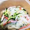 vivayou's cooksnap of when they made カニカマと春雨のエスニックサラダ.