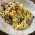 ナウちゃん's cooksnap of when they made ☆ウィンナとたまごのちゃーはん☆.