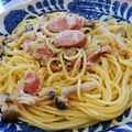かずのにゃんこ's cooksnap of when they made カロリー控えめ♪牛乳でクリームパスタ♡.