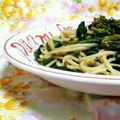 yangpa's cooksnap of when they made 菜の花とセロリのわさびパスタ.