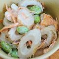 もっちぃ｡'s cooksnap of when they made 枝豆のわさびマヨネーズサラダ.