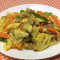 N・ishi's cooksnap of when they made 竹の子カレーなる野菜炒め.