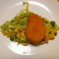 ひぃくんさっち's cooksnap of when they made エビ寄せフライのオープンオムレツ.