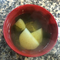 ohirooo's cooksnap of when they made じゃがいもとわかめのすまし汁.