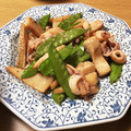 まいまいカタツムリ♡'s cooksnap of when they made たけのことイカの醤油マヨ炒め♪.