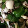 wintersong's cooksnap of when they made タコとピーマンのガーリック炒め.