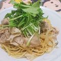 Ka2co's cooksnap of when they made フライパンで♬豚しゃぶのバター醤油パスタ.
