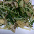 シモンとニア's cooksnap of when they made 油揚げと水菜の炒めもの.