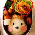 hajimeying's cooksnap of when they made ＊キャラ弁＊簡単★お花冠のうさぎちゃん.