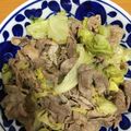 クック7G3UW2☆'s cooksnap of when they made 超簡単☆豚肉と春キャベツの炒め物.