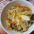 カバゴン's cooksnap of when they made ウチの たけのこ(細竹)混ぜ御飯だよ ♡.