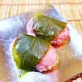 keiO3's cooksnap of when they made 桜餅✿～炊飯器で簡単に.