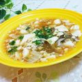 旦那は皿洗い's cooksnap of when they made 生姜と崩し豆腐の♡簡単♡中華スープ.