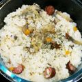 tomoka0314's cooksnap of when they made 超絶☆簡単♪炊飯器で☆ソーセージピラフ.
