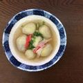 Oramura's cooksnap of when they made 海老芋のカニカマ餡.